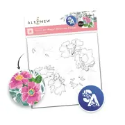 Altenew Stencil Art: Playful Watercolour Flowers Layering Stencil Set (6 in 1)*