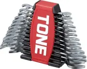 TONE DSTO1200P Thin Type Spanner Set WRENCH 12 Size SET 8-19mm with Holder