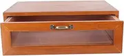 Type Makeup Storage Box Vintage Desktop Organizer for Stationery Cosmetics Space Saving Dresser Container Sturdy Design for Tidy Office Dressing Table