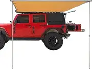 Outdoor Hiking Large Car Tent Camping Shelter Self Driving Travel Car Rear Side Tent Trailer Tent Roof Top
