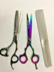 Professional Barber Hairdressing Scissors Set With Comb