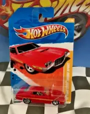 Hot Wheels 2011 New Models 02/50 002 1972 '72 Ford Gran Torino Sport RED 5SP