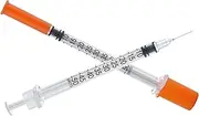 0.5ml Syringe with Needle, 100 Pack 0.5cc 29G 1/2Inch (13mm), Disposable Lab Injection Syringes Individually Wrapped