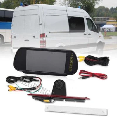 3rd Brake Light Backup Camera With Monitor For Mercedes-Benz Sprinter 2007-2019
