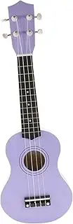 Kisangel Mini Ukulele Guitar Toy Simulated Music Instrument for Boys and Girls Safe Wooden Educational Toy for Toddlers