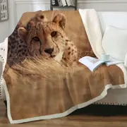 Wild Cheetah Throw Blanket