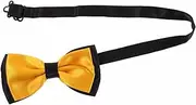 [ANDRESLAD] Men's Silk Bow Ties Wedding Groom Bowtie Tuxedo Bowties Pre-tied Royal Bow Ties Polyester Comfortable Fit
