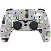 Retro Gaming PS5 Controller Skin - Retro Nintendo Pattern