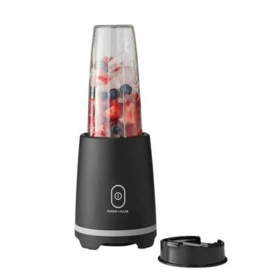 Black Single-Serve Blender 16oz with Travel Lid, Portable & New