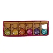 Pier1 Imports 6pc Wine Glass Charms Set Beaded Cute Sexy Hot Flirt Sassy Hip