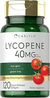 Lycopene | 40mg | 120 Softgels | Non-GMO & Gluten Free Supplement | by Carlyle
