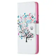 Painted PU Leather Case Wallet Case For Xiaomi Note 6 Color Print Pattern Stand Wallet Case