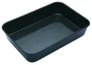 MasterPro Professional Roasting Pan Carbon Steel Grilling Baking Pan 33x25x7cm