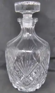 Godinger Pineapple Collection Crystal Clear Glass Decanter Bottle w/ stopper