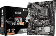 MSI ProSeries AMD Ryzen 1st and 2ND Gen AM4 M.2 USB 3 DDR4 D-Sub DVI HDMI Micro-ATX Motherboard (B450M PRO-M2 Max) (B450MPM2MAX)