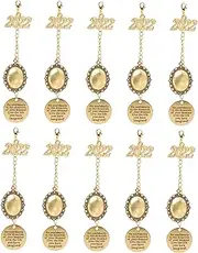 PLAFOPE 10pcs Graduation Cap Tassel Photo Charms Doctor Hat Pendants for Lightweight Graduation Decorations for Parties and Ceremonies