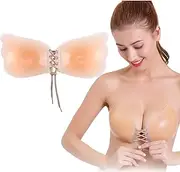 [QIUMING] Strapless Adhesive Bra Silicone Adhesive Bra Adhesive Bra Backless Invisible Bra Adhesive Bra Backless Strapless Bra for Evening Dress Wedding Dress Parties Swimsuit and Backless Clothing