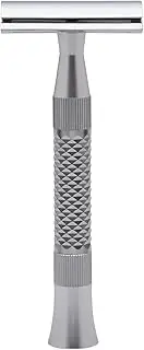 Pearl Shaving Blaze Double Edge Safety Razor for Men - Reusable Metal Razor Made with CNC process | Premium Shaving Razors| Men's Safety Shaving Razor Kit for Valentine's day Gift