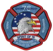 Chicago Engine 76 Pride Tradition NEW Fire Patch --