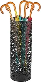 Umbrella Stand Rack for Entryway, Metal Freestanding Round Holder for Umbrellas, Canes, and Walking Sticks - Home and Office Use