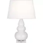Robert Abbey Small Triple Gourd 1 Light Accent Lamp, Lily/Lucite Base - A281X