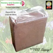 2 x compressed Coir 4.5kg Block - 'Precision' Fine Grade - coco coir peat