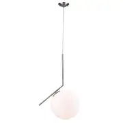 Drake 30 Glass Ball Pendant Lights Nickel | Replica IC Flos