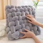 Plush Knotted Stuffed Pillow Nordic Floor Cushion Home Decoration