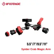 IFootage Spider Crab Magic Arm Super Clamp 7" 11 Inches for Monitor Camera DSLR