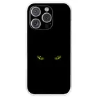 Designer Case For Apple iPhone (16,15,14,13,12,11,X,8,7),Cat Eyes Print