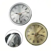 Gold and Silver Roman Numbers Clock Insert 65mm Diameter Craft Project