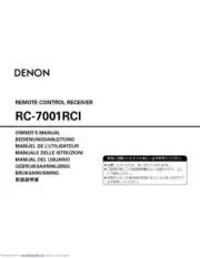 Denon RC-7001RCI Receiver Amplifier Owners Manual