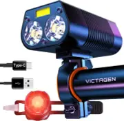 Luces Bicicleta 5000 Lumenes 3 Led Luces De Bicicleta Para Conduccion Nocturna
