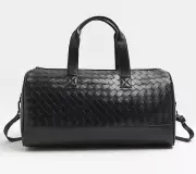 River Island Men’s Black Weave Holdall Bag 20” - NWT - Retired