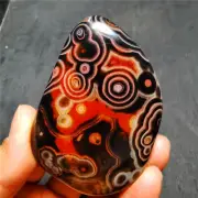 HO90.9G Natural Polished Banded Agate Crystal Madagascar 6650