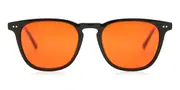 BON CHARGE Parker Blue Light Blocking Black Men's Glasses Black Size 50 - Private Health Rebate - Blue Light Block Available