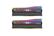 SP Silicon Power XPOWER STORM RGB DDR5 32GB(2x16GB) 6400MHz Gaming Memory Supports Intel XMP/AMD EXPO CL32 UDIMM Desktop PC Computer RAM Memory, Gray
