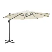 Bolero Venice Heavy Duty Umbrella Cream - 3.5m