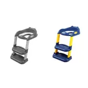 Bopeep Potty Training Toilet With Soft Seat and Step Stool Ladder Kids Toddlers