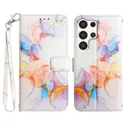 Leather Series-5 For Samsung Galaxy S24 Ultra Case Leather Wallet Phone Cover