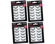 Ardell False Eyelashes Multipack- 5 Pairs - Natural - Wispies (68984) -Pack of 4
