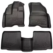 Fits 10- Ford Taurus Front/ 2nd Floor Liners Black by Husky Liners 98701