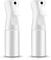 DOLANX 2 Pack 200ml Continuous Spray Bottle Ultra Fine Mist Salon Hair Water Sprayer for Salon Cleaning Plants Watering