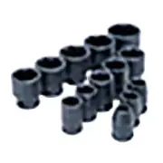 13 Pc. 1/2" Drive 6 Point SAE Standard Impact Socket Set ATD-4202 Brand New!
