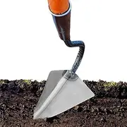 Gwtdtoad Garden Hoe Heavy Duty | Farm Digging Uprooting Tool - Anti-Slip Versatile Manual Gardening Triangle Hoe for Soil Preparation Weeds Removal Backyard Lawn Garden