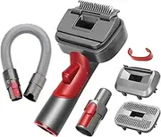 Pet Grooming Tool Kit for Dyson V7 V8 V10 V11 V12 V15, Gen5 Detect & Outsize – Dog Grooming Brush Head & Pet Hair Attachment Accessory for Mess-Free Dog & Cat Grooming