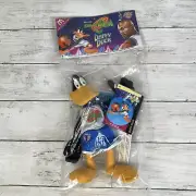 1996 McDonald's Space Jam Movie Plush Looney Tunes WB MJ Daffy Duck Sealed Bag