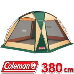 【Coleman 美國 園頂網屋 380綠】CM-27290/網屋/帳篷/客聽帳/遮陽