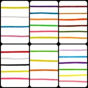 Craft County 100 Pack of 6mm Chenille Stems - Pipe Cleaner - Craft Stems