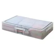 STORFEX Metal Frame Under Bed Storage Containers Cloth Storage Bin